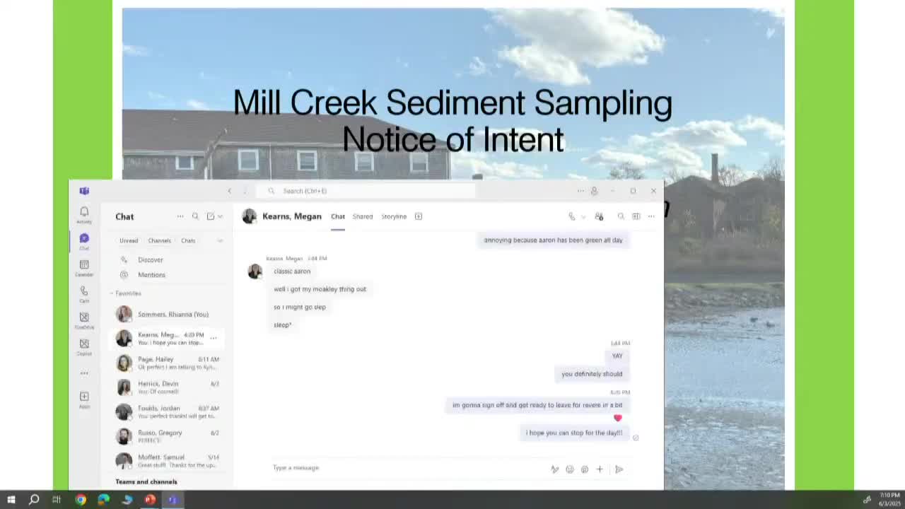 Chelsea Department proposes sediment sampling for Slade's Mill Dam restoration project