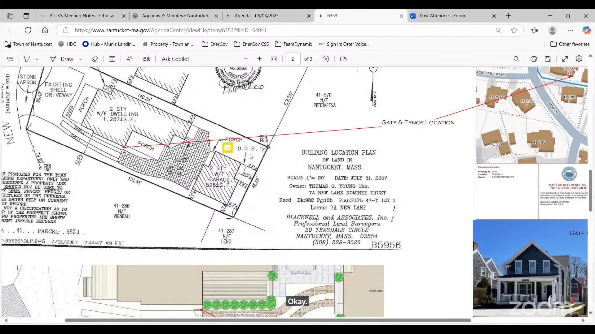 HDC reviews plans for new carriage house and stable on Tripp Drive