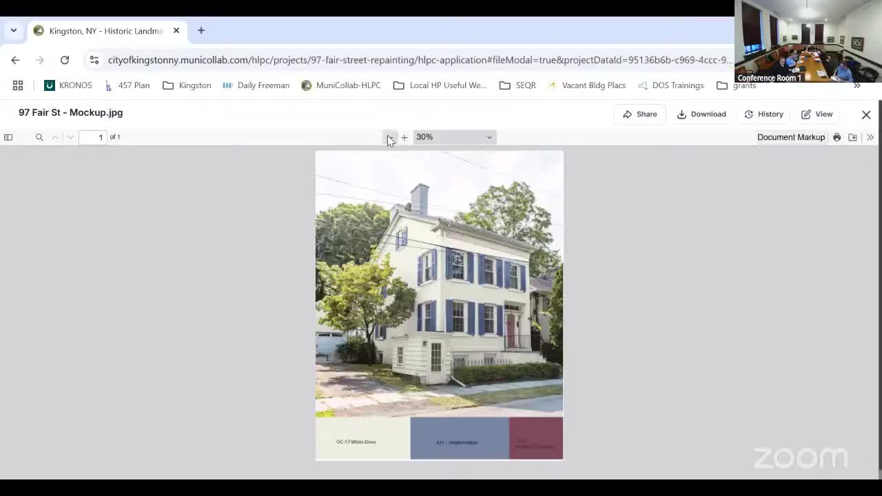 HLPC grants homeowners' repainting request at 97 Fair Street