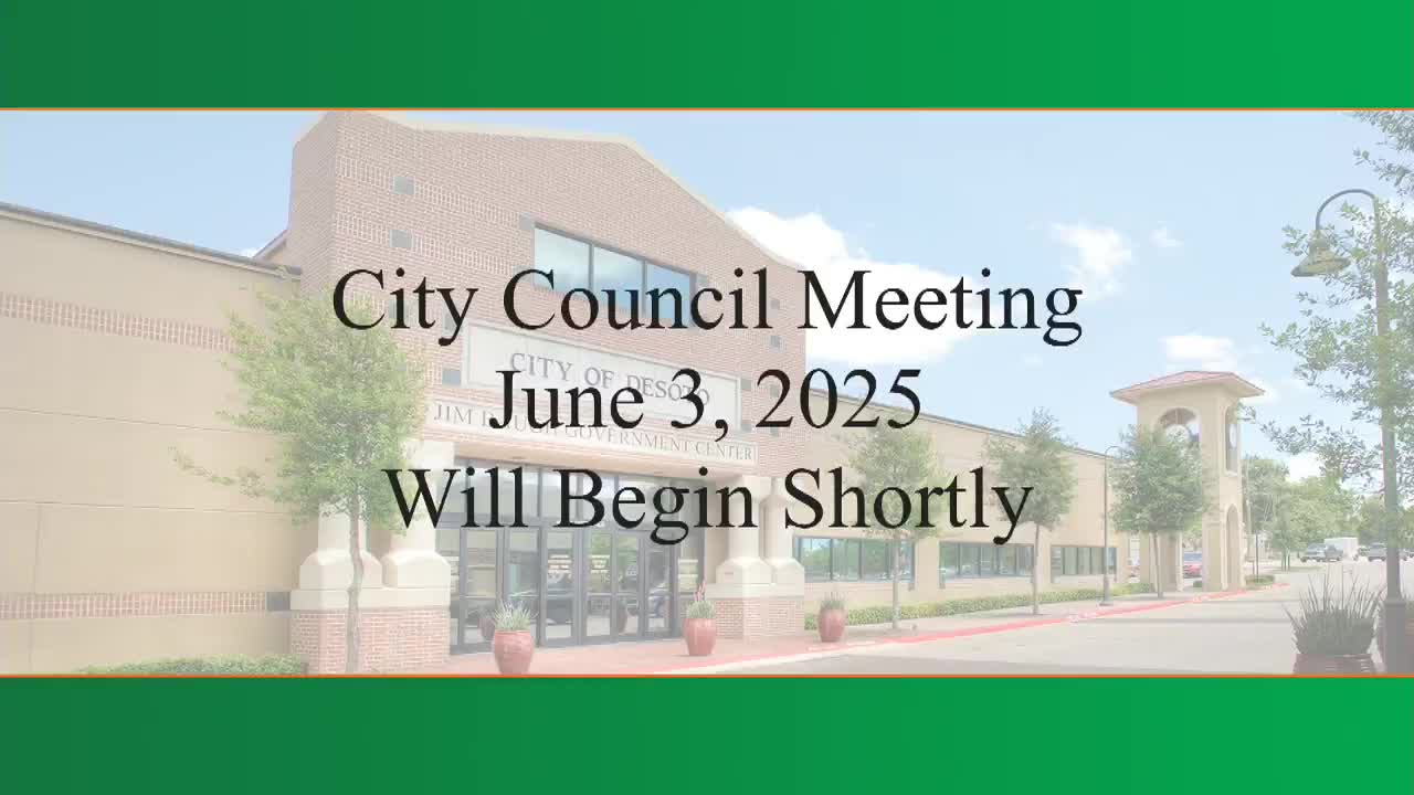 DeSoto City Council Holds Special Meeting on Candidate Application Status