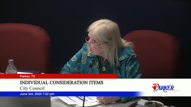 Parker City Council discusses filling vacancy after Council Member Kirchow's upcoming resignation