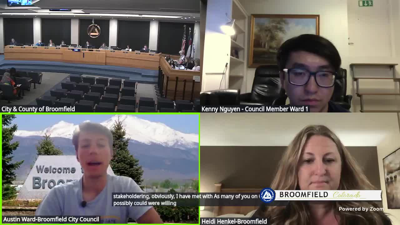 Broomfield City Council discusses concerns over Front Range Passenger Rail funding and service
