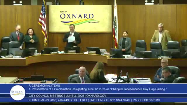 Oxnard proclaims June 12 as Philippine Independence Day and June 21 as Juneteenth