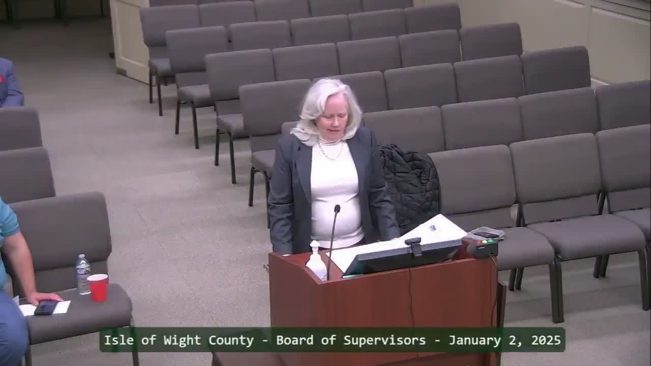 Isle of Wight supervisors review growth scenarios as five‑year comprehensive plan update continues