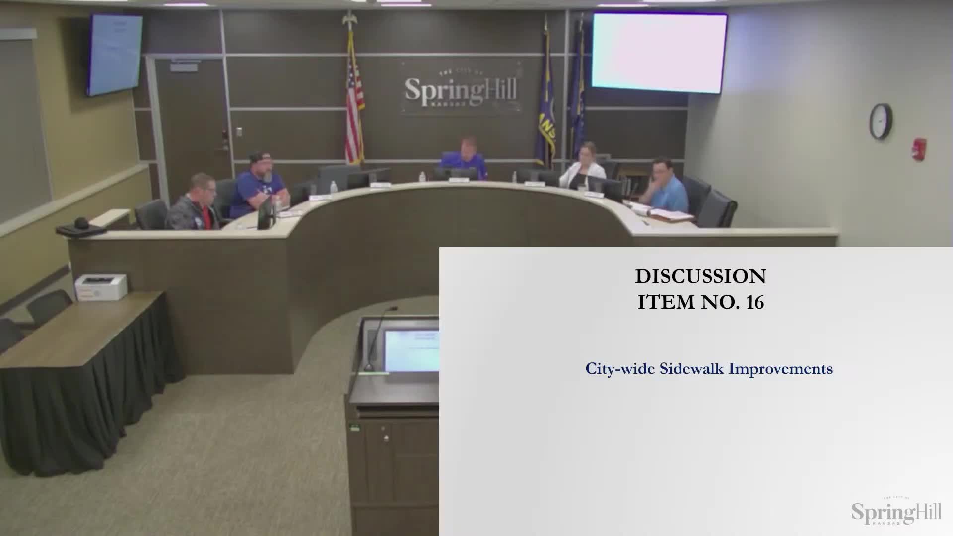 Council discusses phased approach to downtown sidewalks; Spring Street emerges as priority