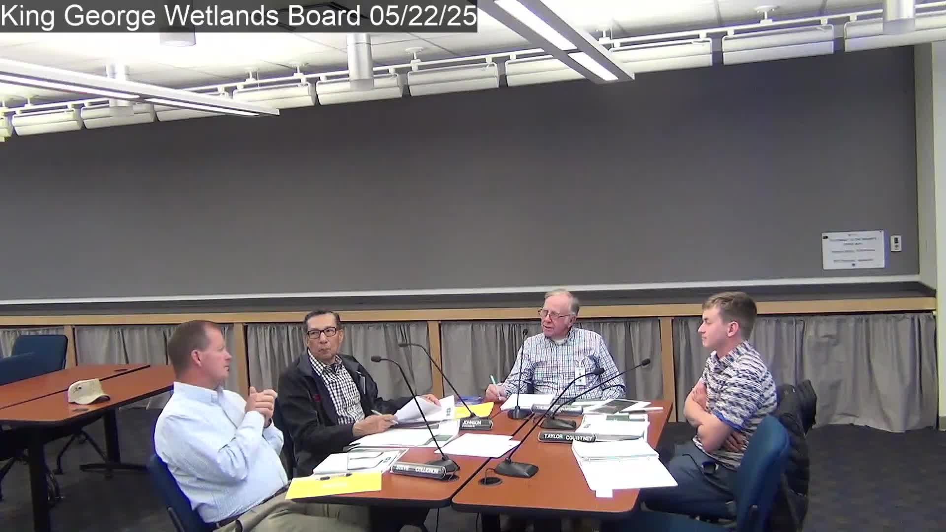 Board discusses site-visit access and potential VIMS training for wetlands education