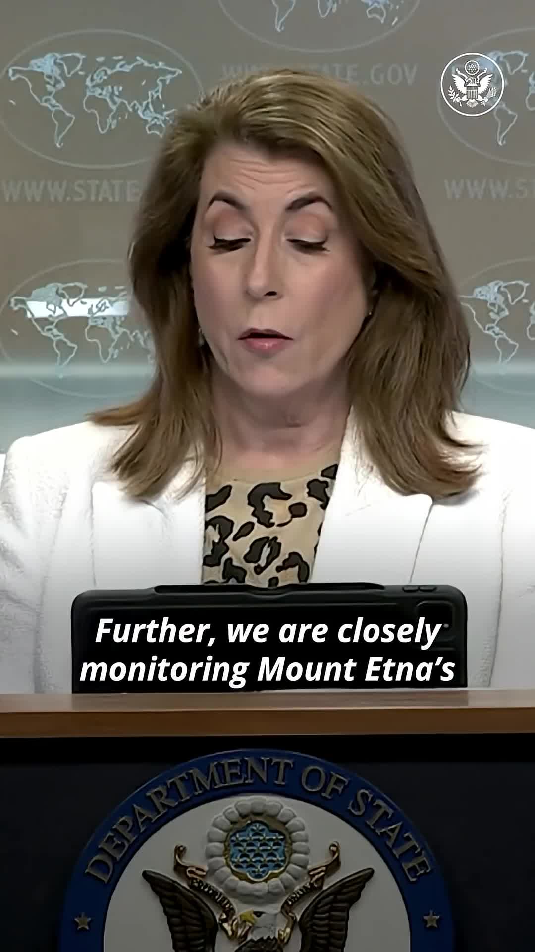 US State Department advises citizens amid Mount Etna eruption monitoring