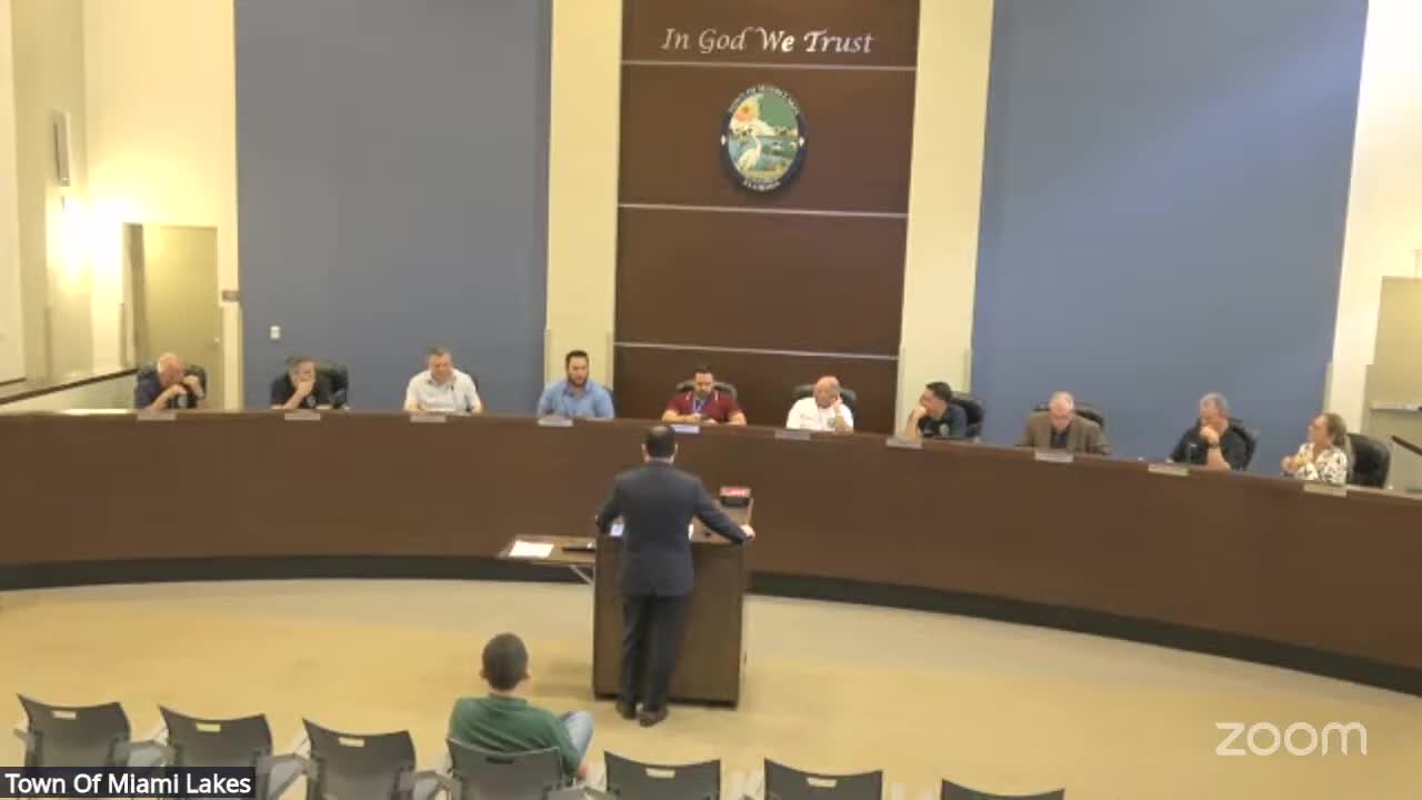 Miami Lakes Council reviews flag regulations amid community concerns