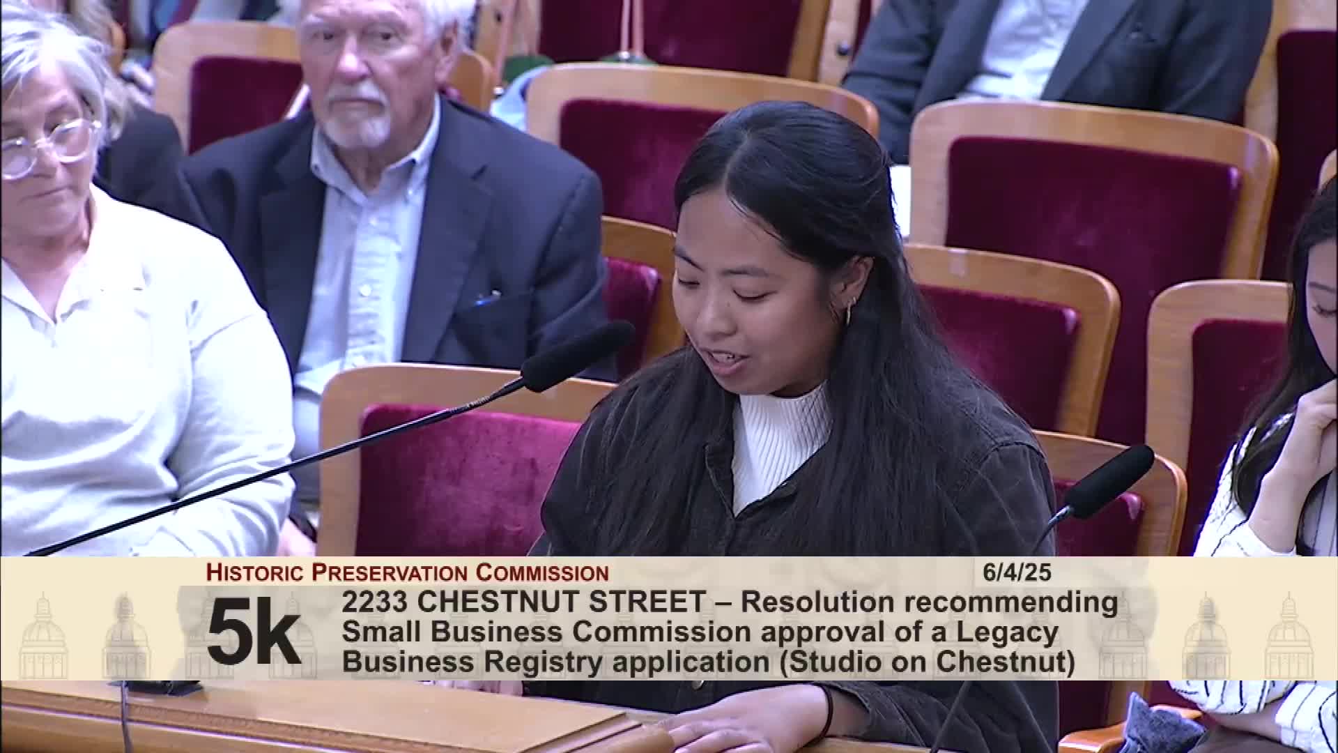 Studio on Chestnut seeks legacy business status to honor community contributions