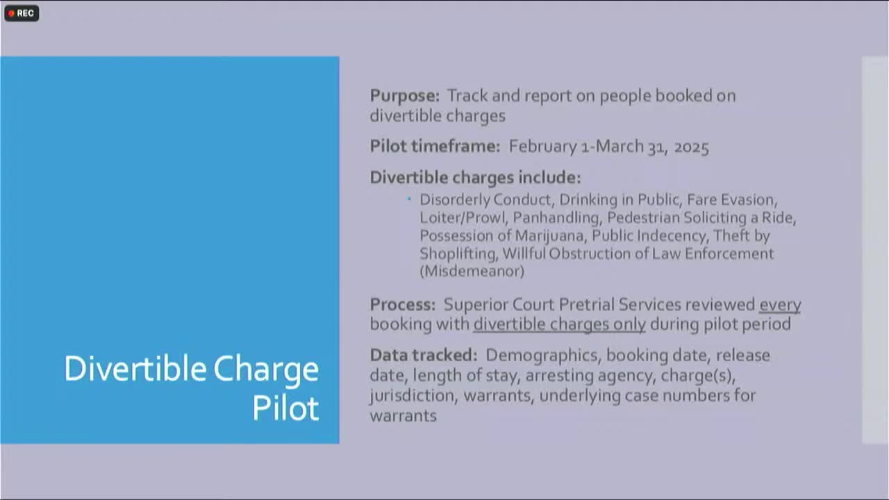 Justice Policy Board to address missed diversion opportunities in Atlanta's jail system