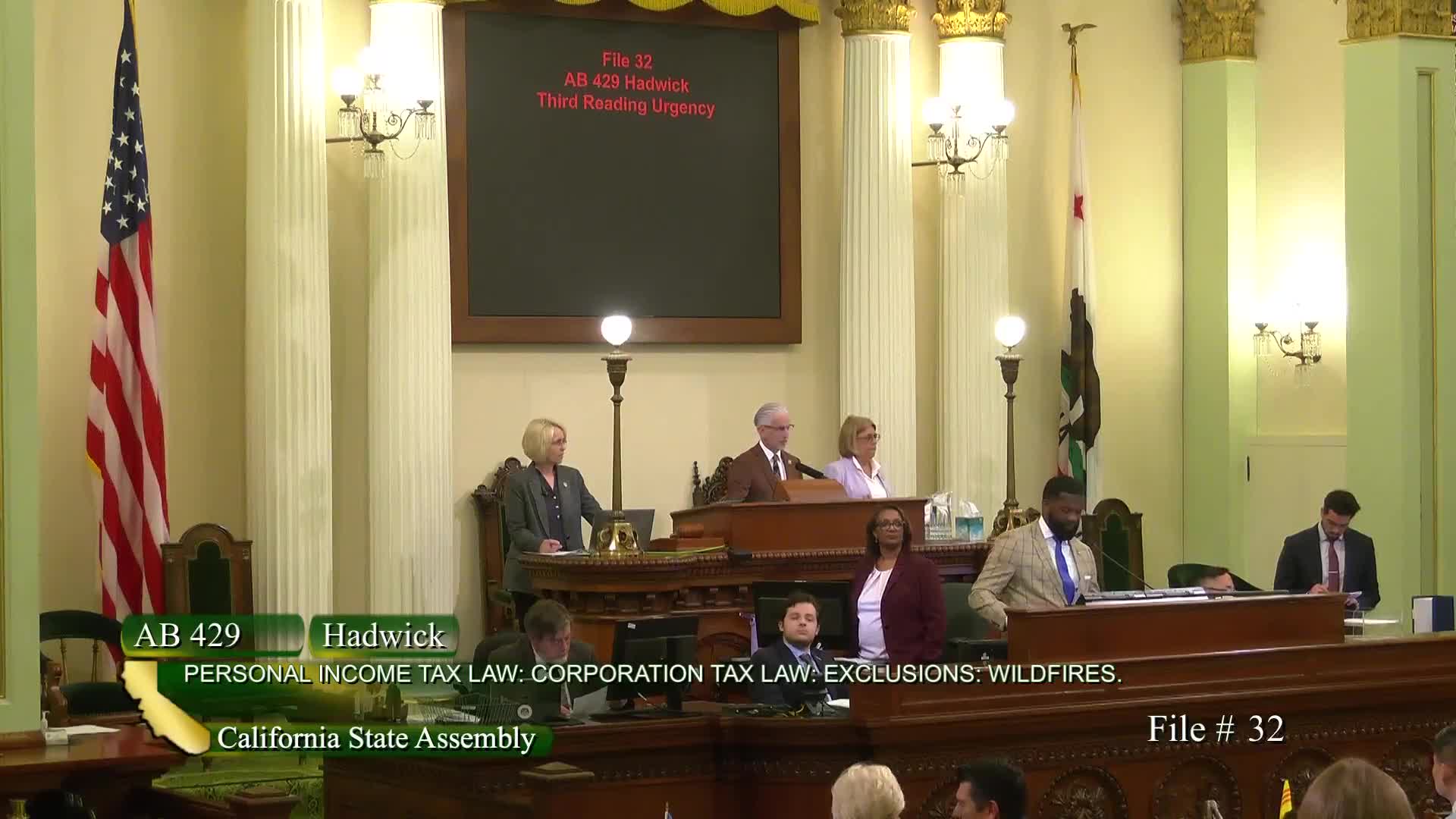 Assembly member Hadwick addresses constituents' damages in urgent plea