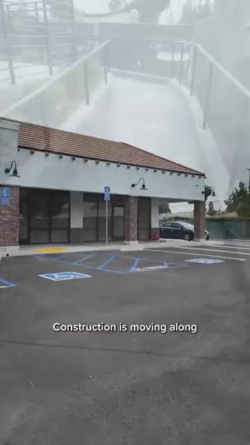 Civic Center Plaza construction progresses with restaurant and retail build outs