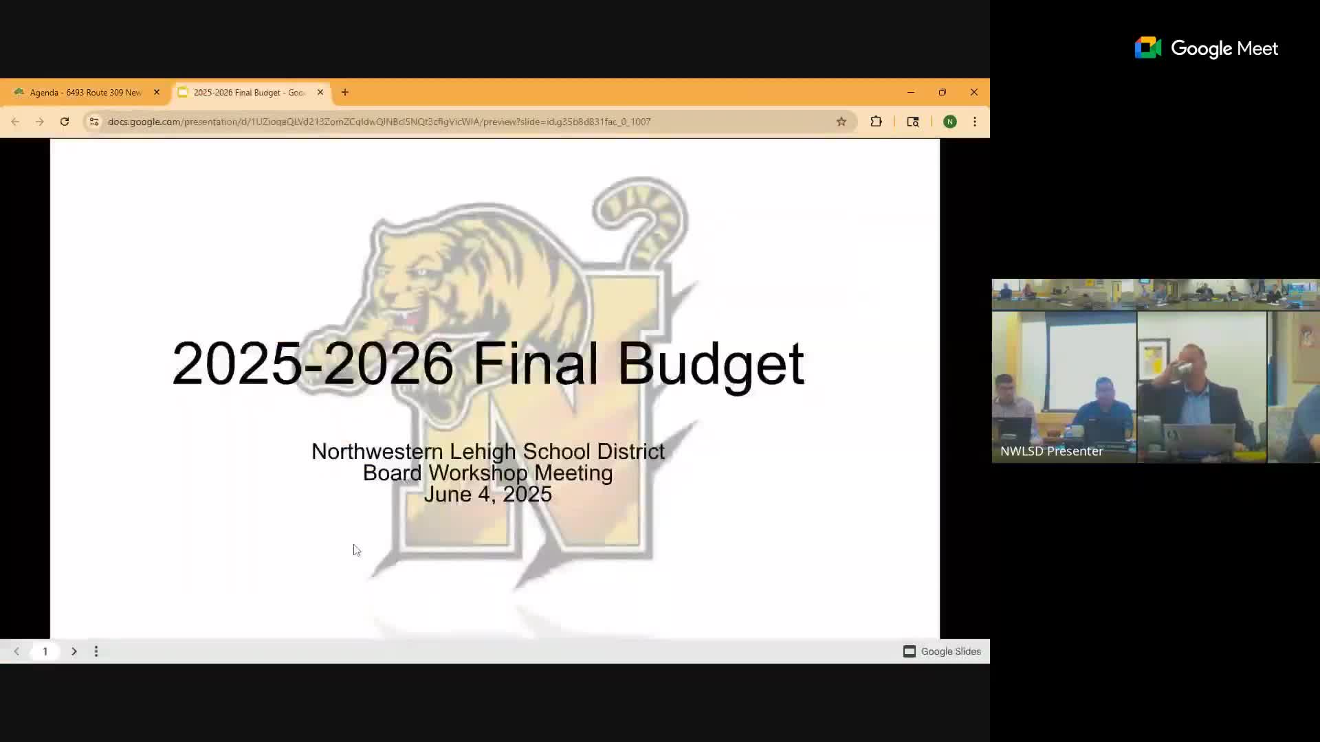 Board unveils final 2526 budget with reduced tax increase and adjusted revenues