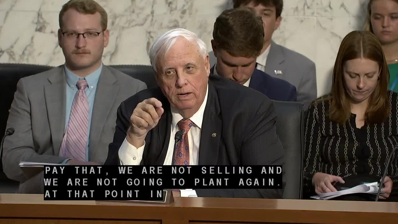 Senator Justice warns of farming crisis amid rising costs and trade uncertainties