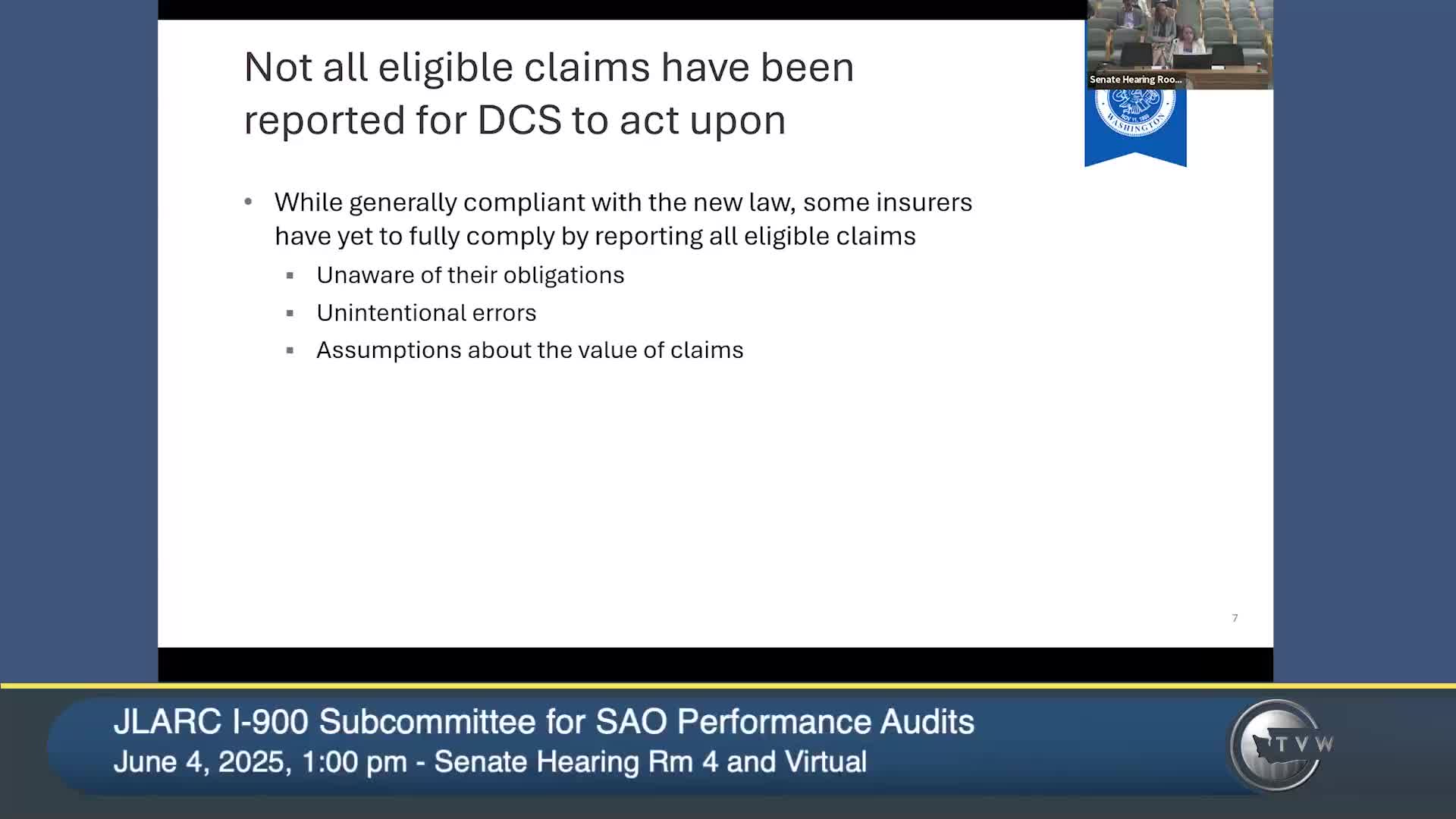 DCS highlights insurance reporting gaps impacting child support in Washington