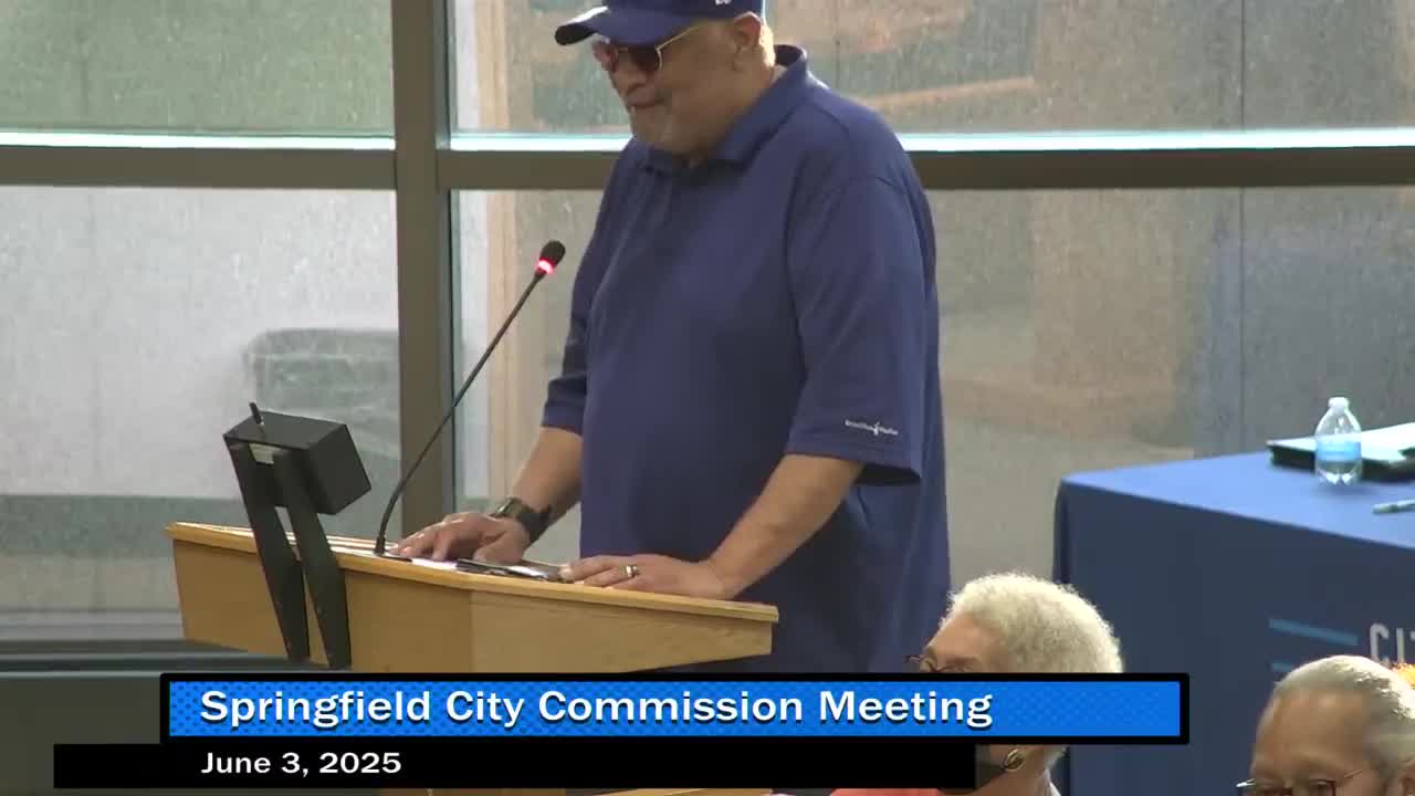 Commissioners discuss community concerns on gun violence and facility usage in Springfield