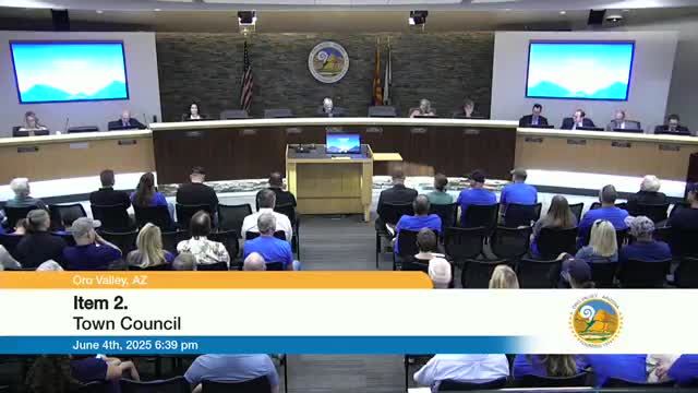 Oro Valley Council approves water rate increases in public hearing