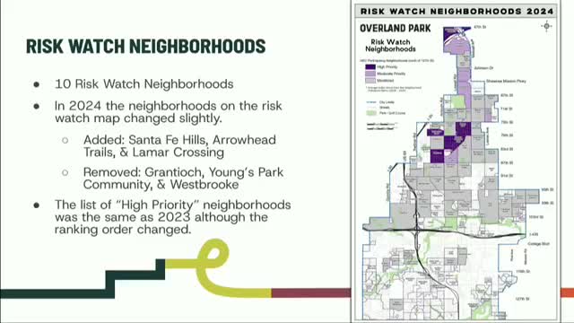 Overland Park Council discusses neighborhood data and housing affordability challenges