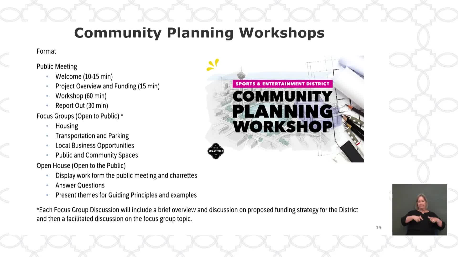 San Antonio Council Hosts Public Workshops on Housing and Transportation Development