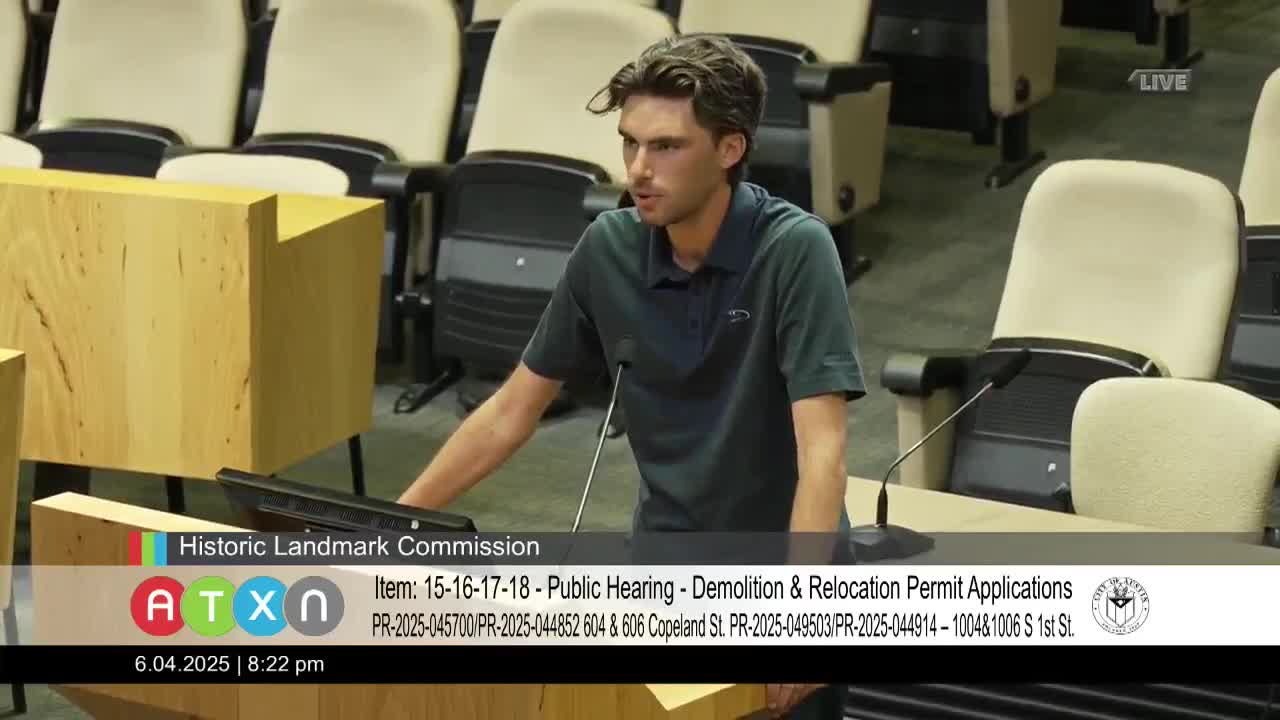 Austin Commissioners approve demolition permits for four properties including 1935 house