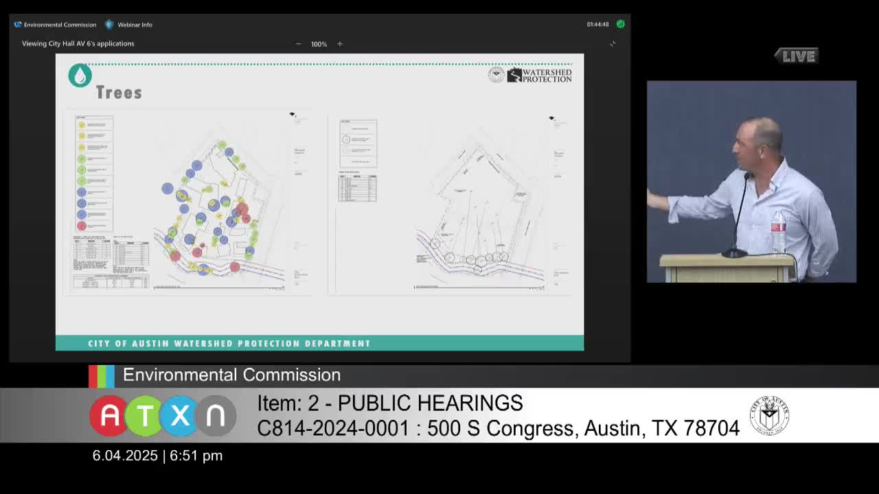 City Arborist recommends tree relocation for South Congress and Riverside streetscape project