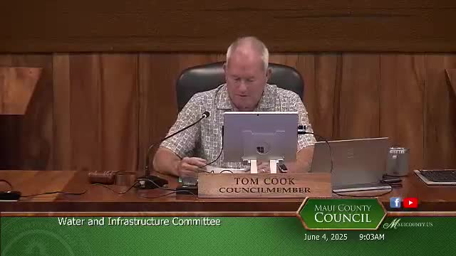 Maui Council reviews water rate proposal for native species habitat preservation