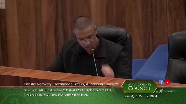 Nima outlines Hawaii's integrated preparedness plan for emergency management