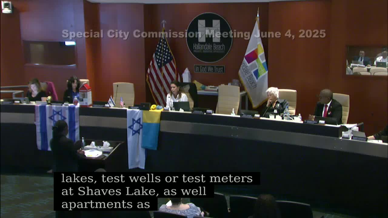 Broward County officials discuss Shaves Lake remediation and future park development plans
