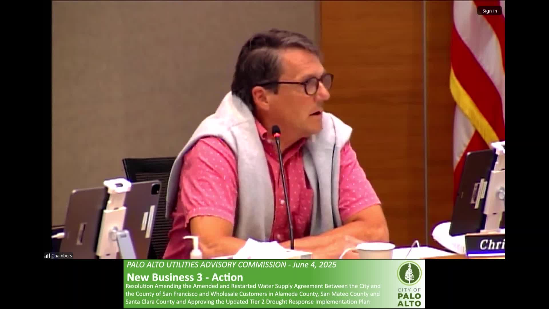 Palo Alto commissioners debate water supply agreement with SFPUC and cost implications