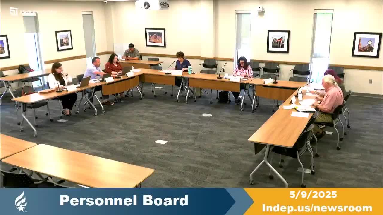 Personnel board advances multiple Article 4 changes on holiday pay, sick leave and extended leave to public hearing