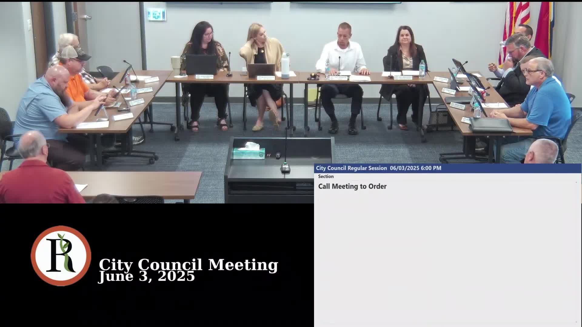 Republic Council opens meeting with prayer and pledge of allegiance