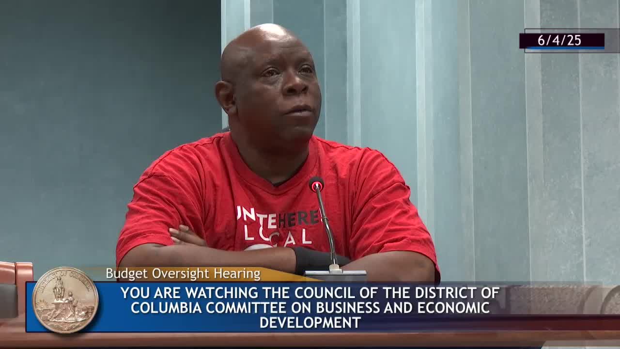 Community advocates demand economic justice and investment in Washington DC projects