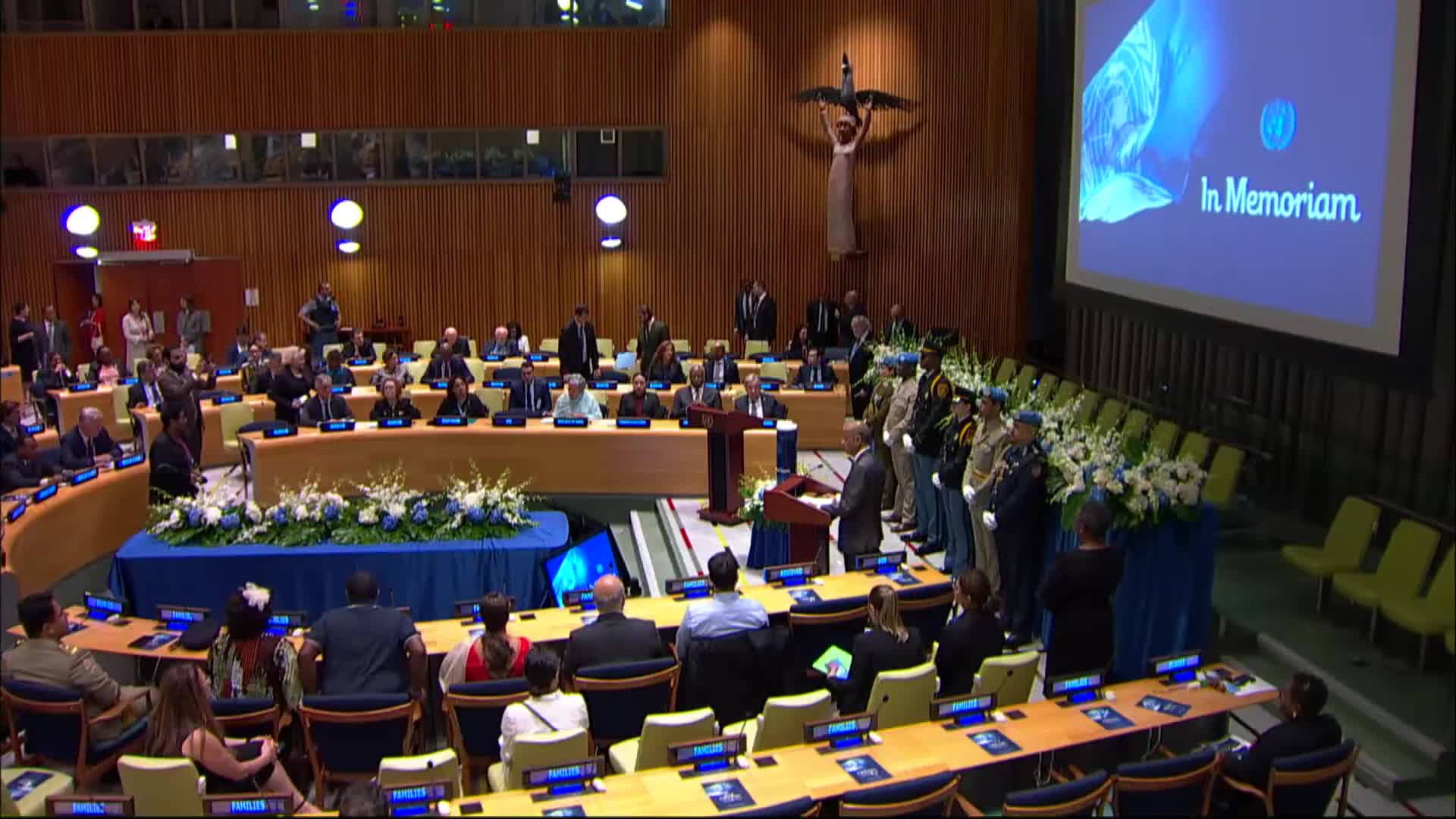 United Nations honors 168 employees lost in the line of duty in 2024