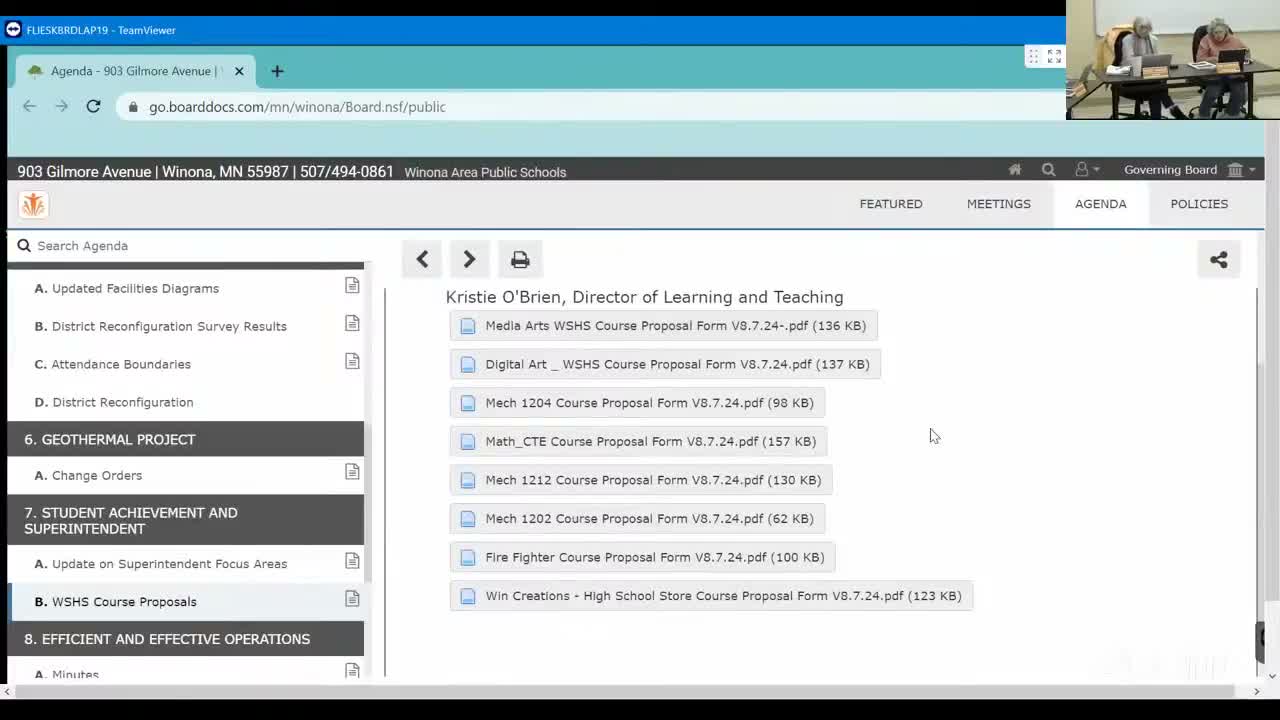 Winona board previewed new CTE and concurrent-enrollment courses, including firefighter certification pathway