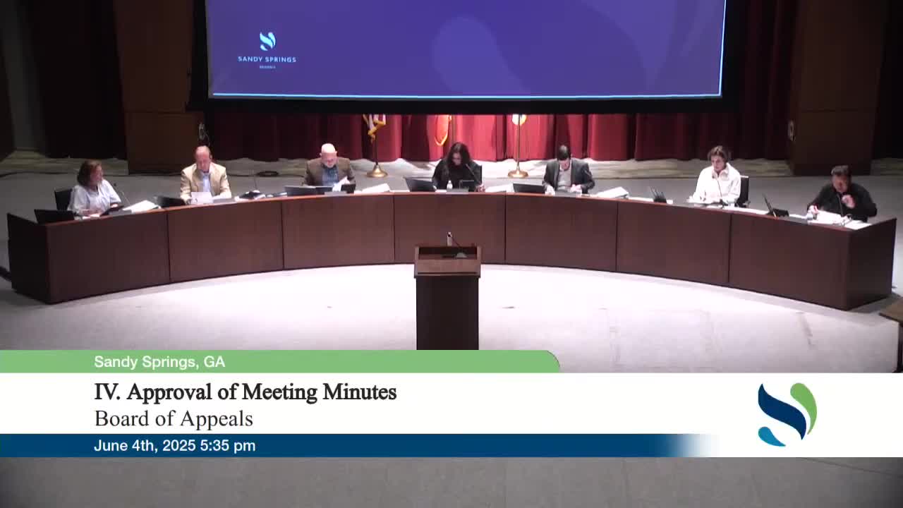 Sandy Springs Board of Appeals denies variance request for addition at 380 Ferry Landing