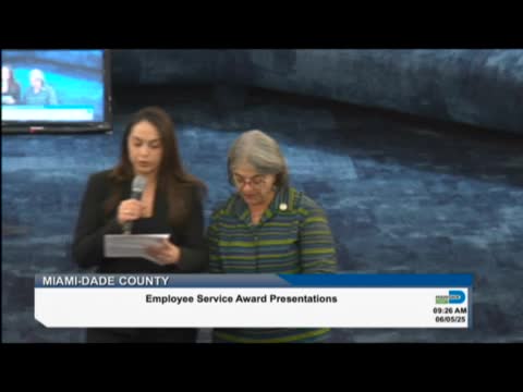 Namira Upal honors Alex Alfonso's 30-year career in Miami Dade County