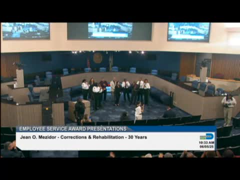 Department honors Emilio Palma for 30 years of dedicated service