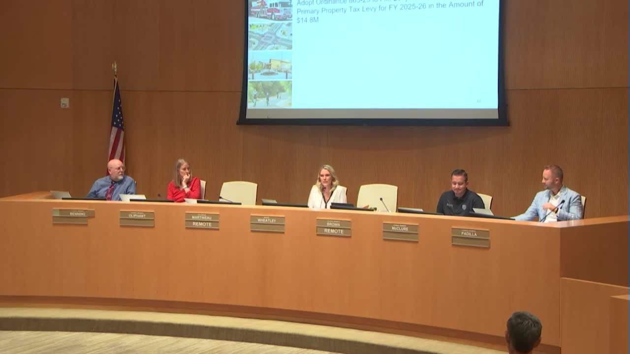 Council approves budget measures to freeze property taxes and support community services