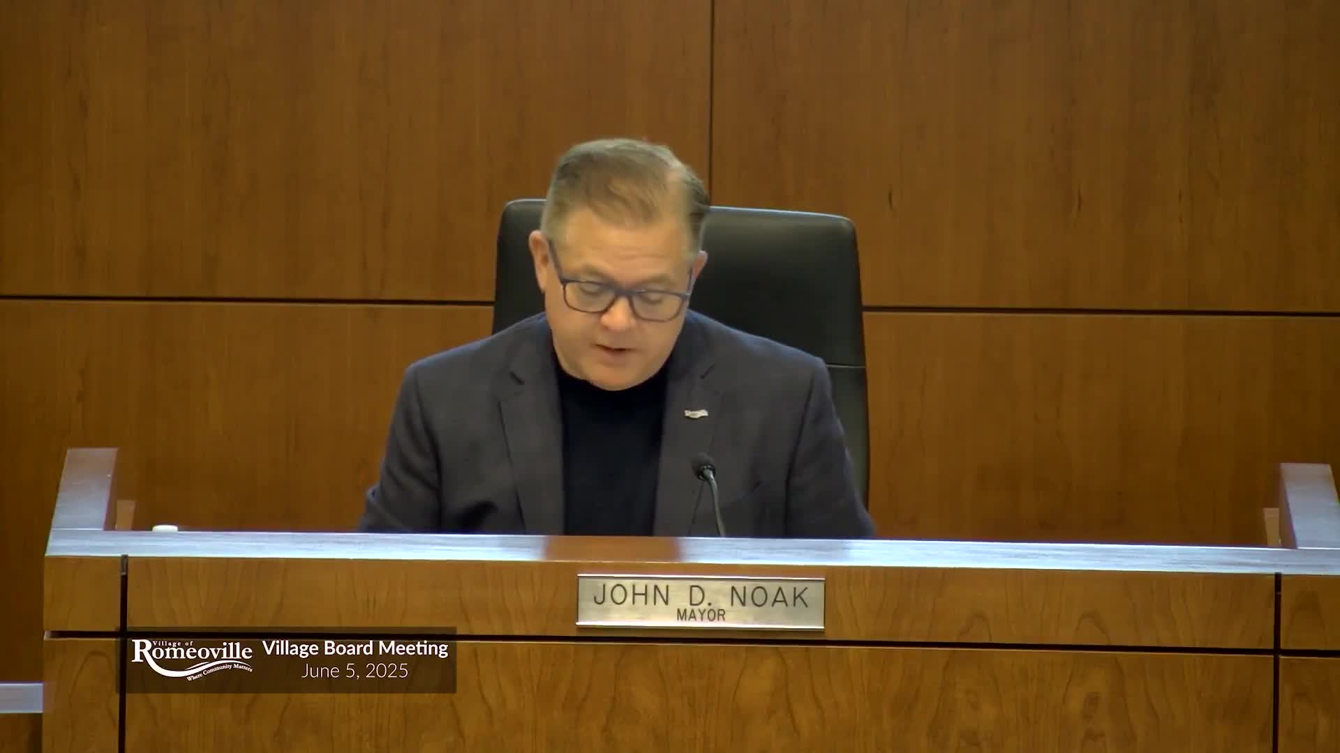 Mayor Nogue celebrates graduation and community projects in Bromleyville meeting