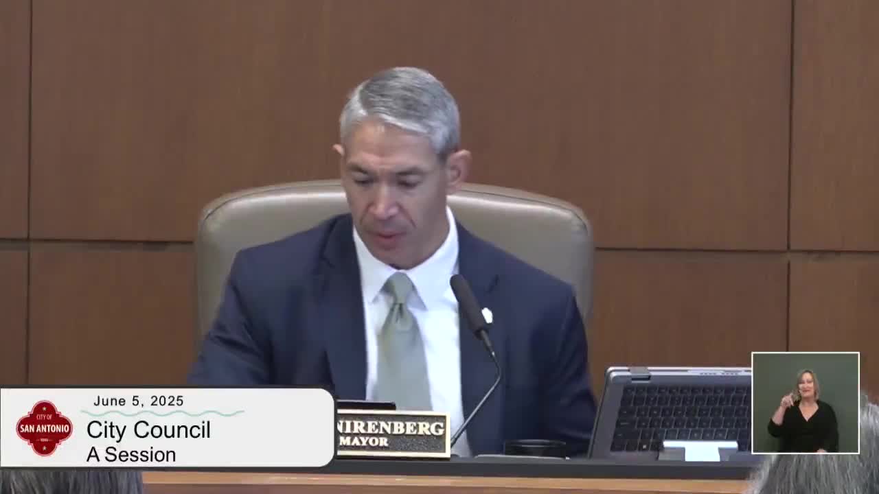 San Antonio Council approves housing support and police funding amid consent agenda review