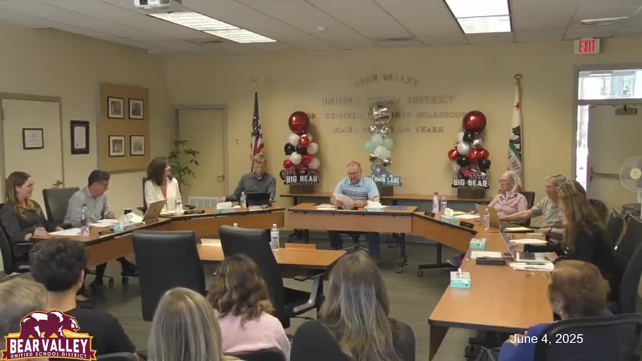 Bear Valley Unified reports two findings in federal programs audit; board told to finalize SPSAs before next year