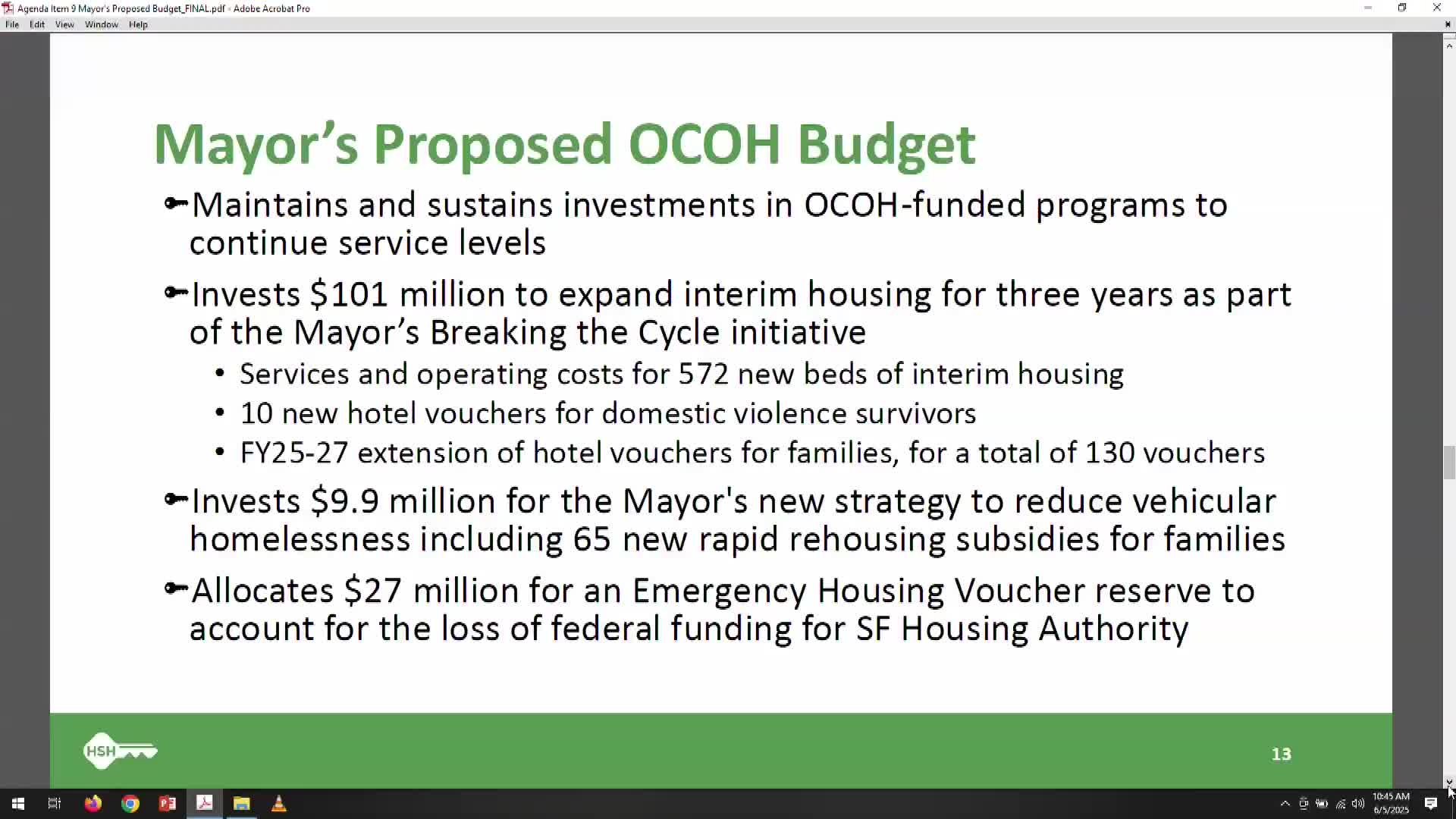 City Council approves $27M reserve to prevent family displacement amid budget discussions