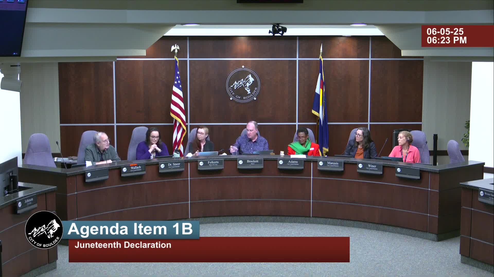 Boulder City Council declares June 19, 2025 as Juneteenth holiday