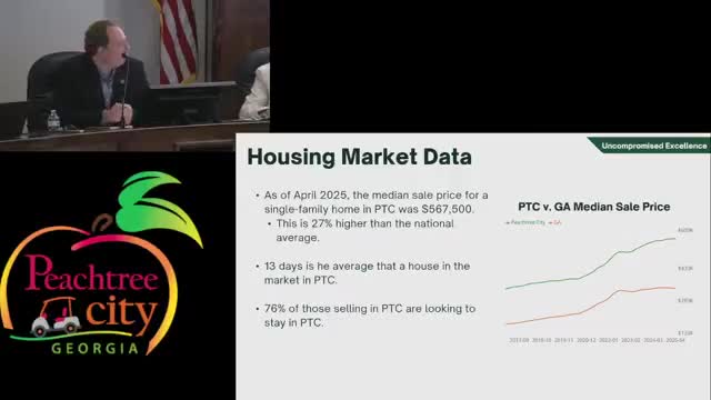 Peachtree City Council reviews FY26 budget proposing $58M without reserves
