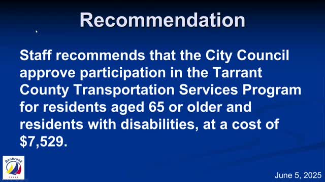 Bembroke City Council approves mutual aid amendment with Acadian Ambulance for EMS coverage