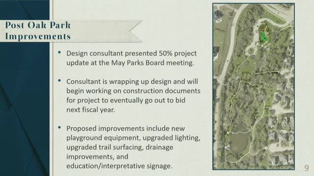 Design nearing completion for Trotter Park playground and drainage improvements