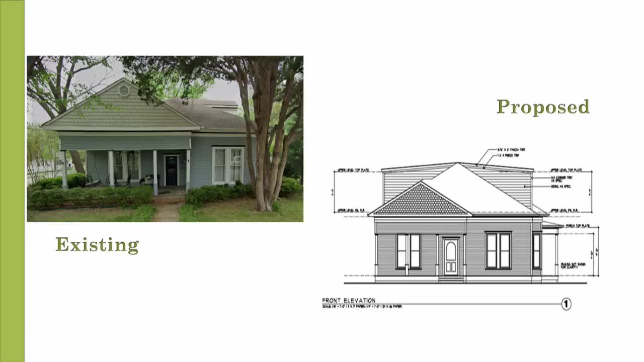 McKinney homeowners propose controversial dormer additions to historic structure