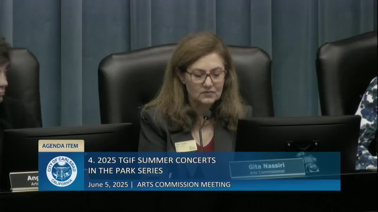 Carlsbad officials explore food options for future TGIF concerts