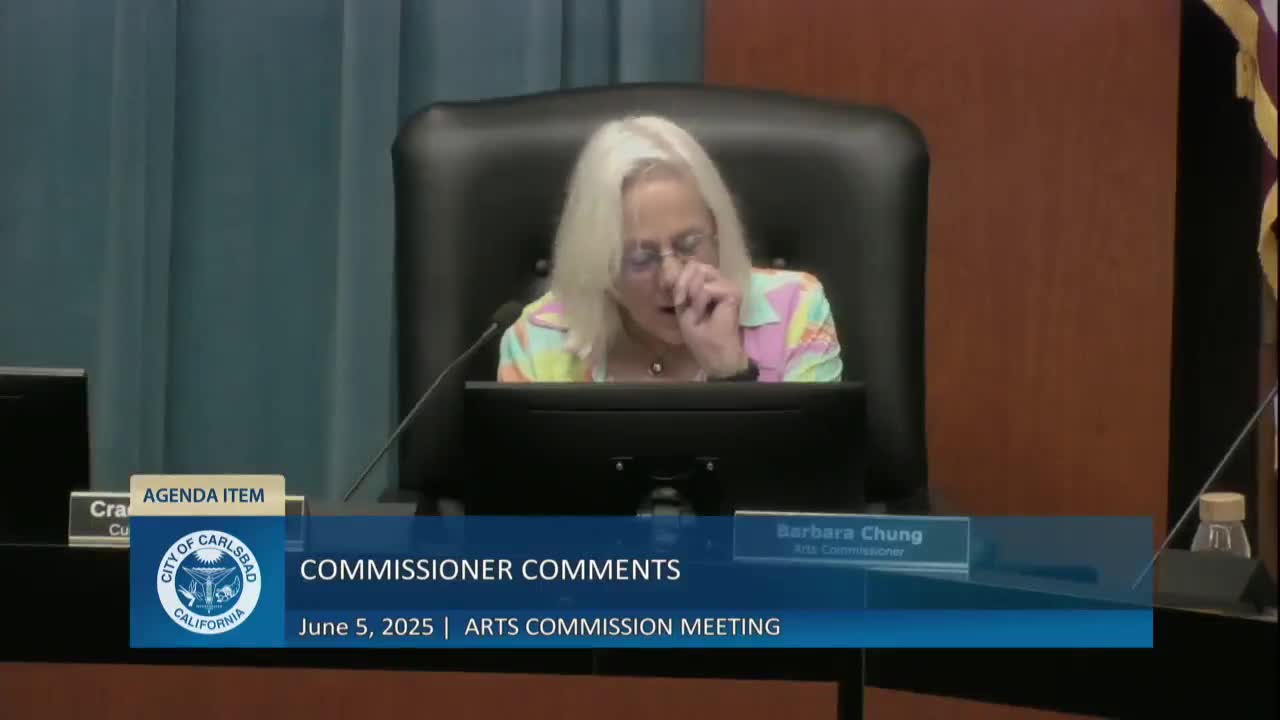 Carlsbad arts commissioners celebrate school art installations and explore new community projects