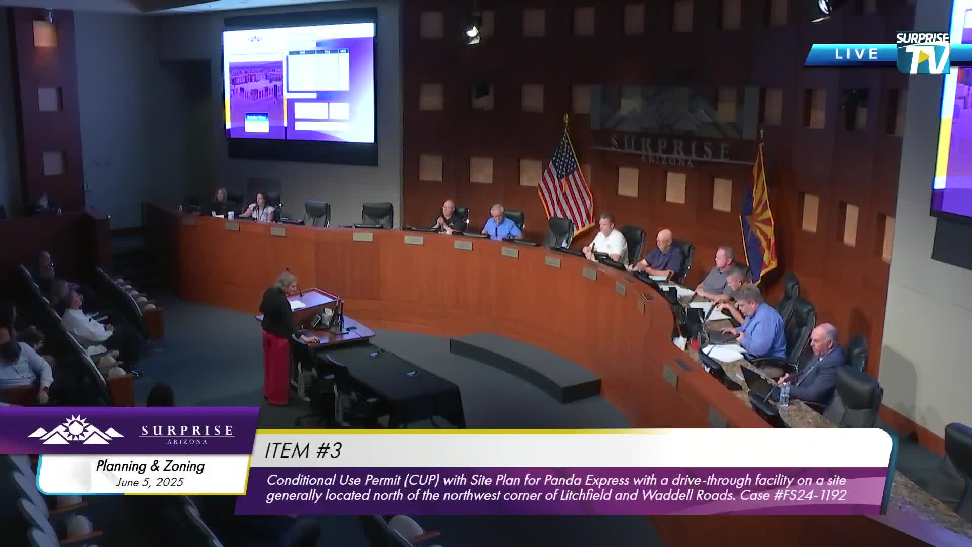 Commission approves Panda Express conditional use permit with double drive-through at Litchfield and Waddell